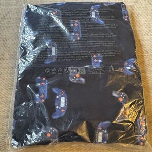 Carter's Black and Blue Fleece PJ's size 12